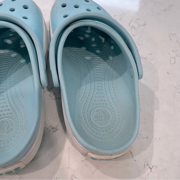 CROCS crocband Light Blue Clogs Size 6 - Picture 7 of 10